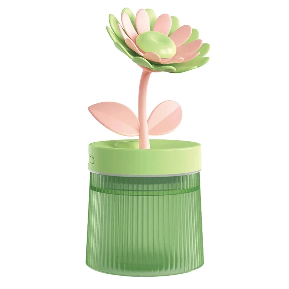 Umidificador de Ar Flor - Difusor Ultrassônico Portátil