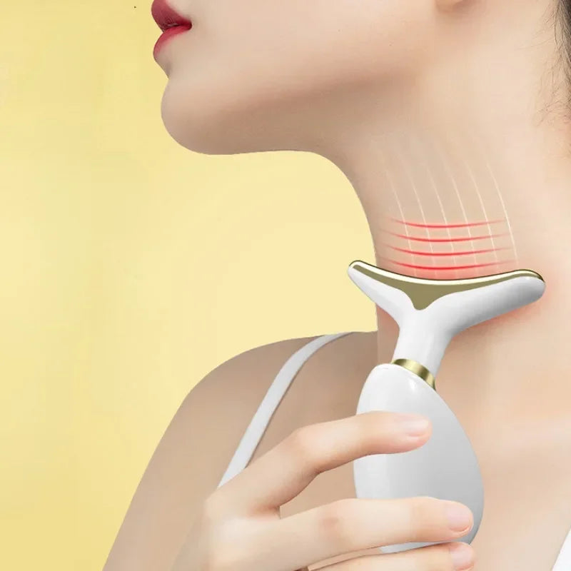 Massageador Facial Relaxante com Terapia de Led SerenoCalm