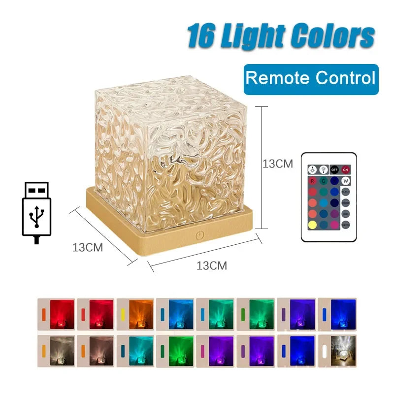 Projetor de Luz Ondas do Oceanos 16 Cores - Cilindro
