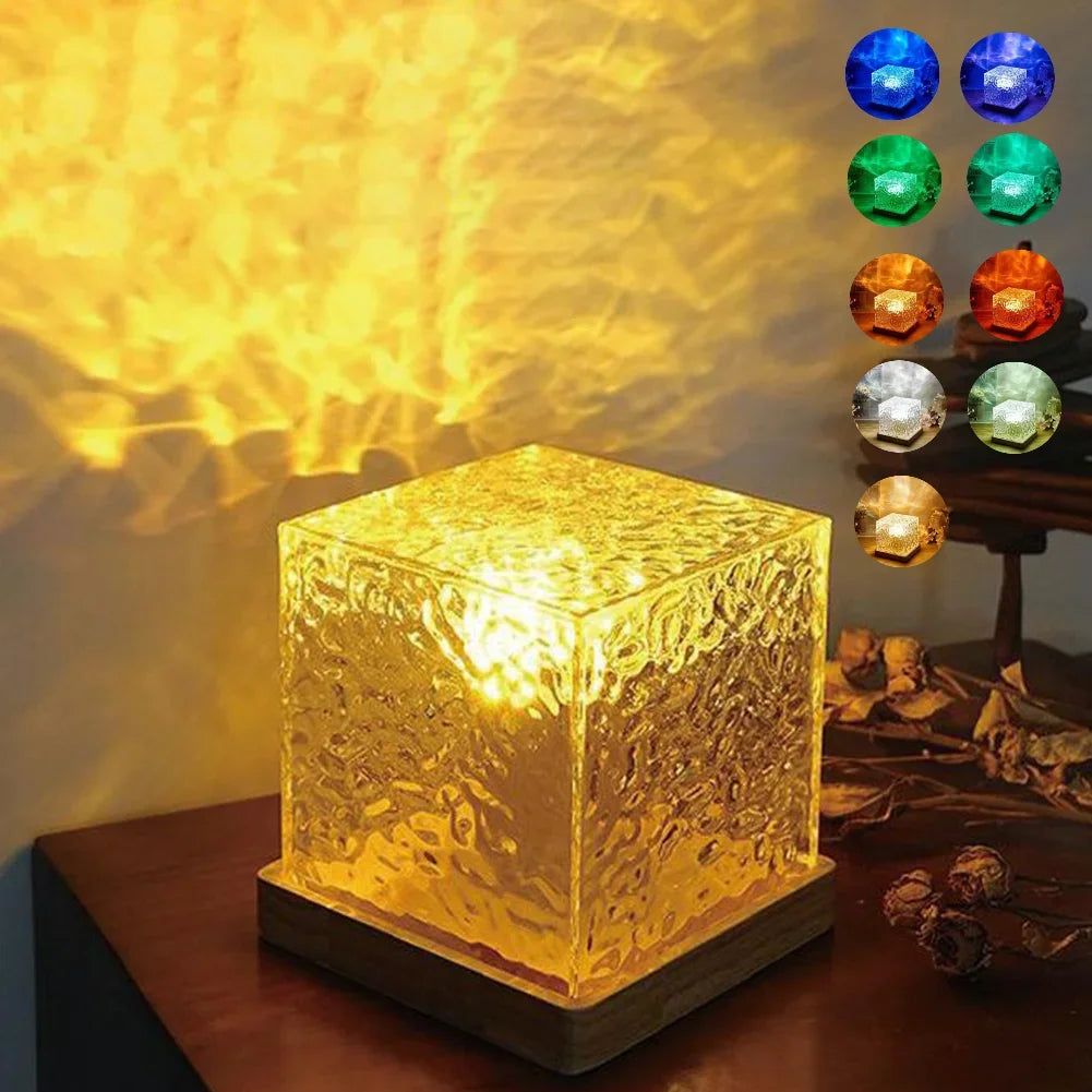 Projetor de Luz Ondas do Oceano 16 Cores - Cubo